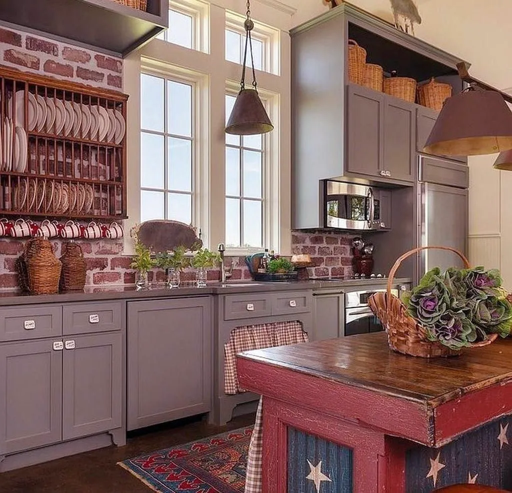 15 Kitchen Paint Colors Ideas For Rustic Kitchens 09