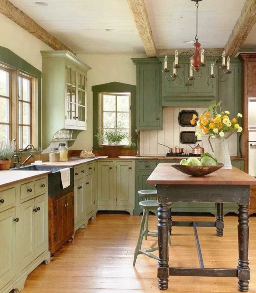 15 Kitchen Paint Colors Ideas For Rustic Kitchens 14
