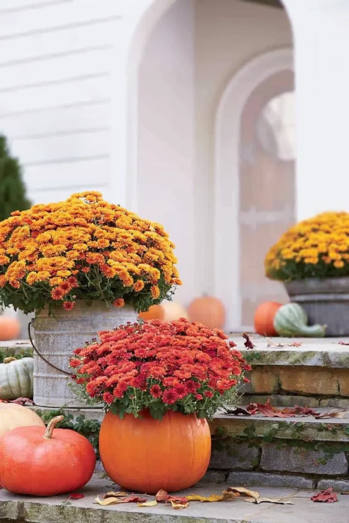 9 Awesome and Impressing Fall Front Door Decor Ideas 4
