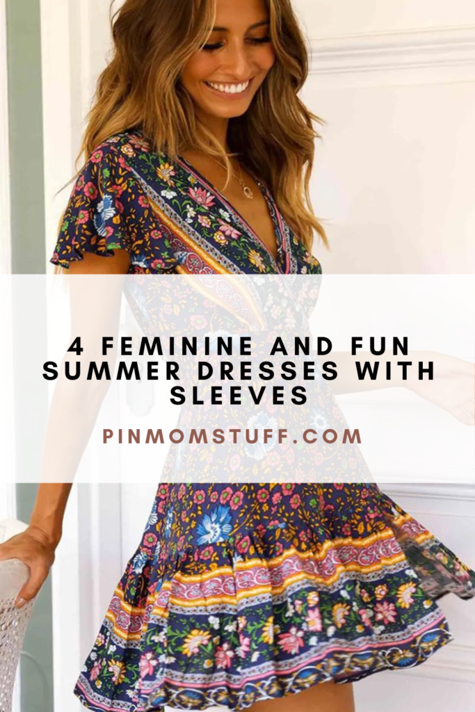 4 Feminine and Fun Summer Dresses With Sleeves