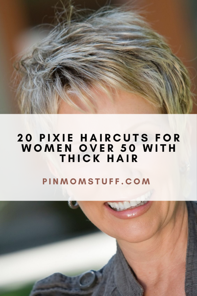 20 Pixie Haircuts For Women Over 50 With Thick Hair