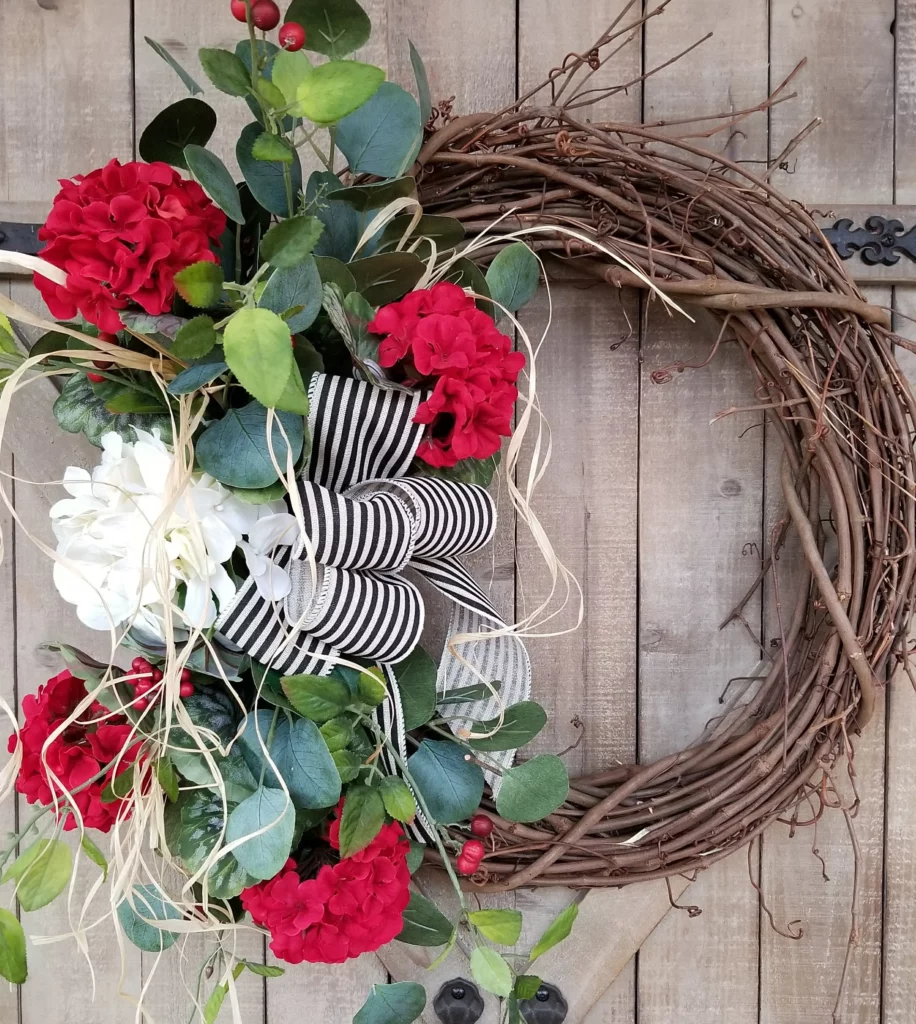 hydrangea wreaths for front door