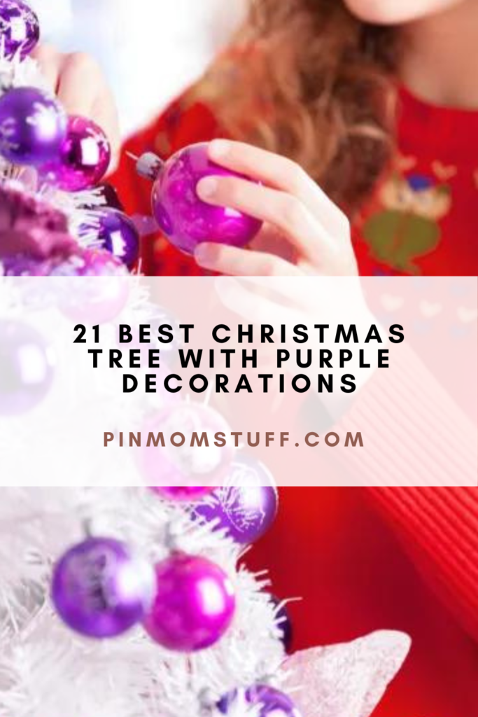 21 Best Christmas Tree with Purple Decorations