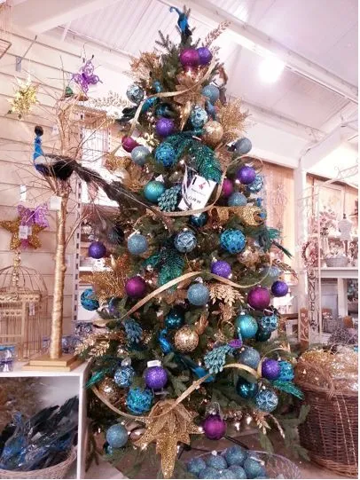 Best Christmas Tree with Purple Decorations 1