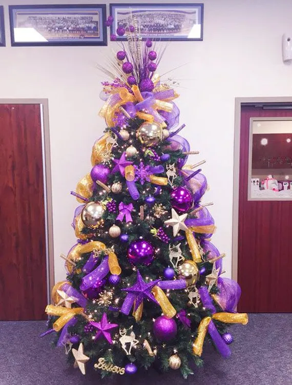 Best Christmas Tree with Purple Decorations 11