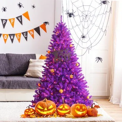 Best Christmas Tree with Purple Decorations 2