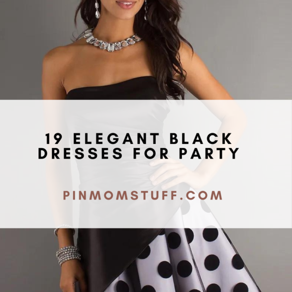 19 Elegant Black Dresses For Party