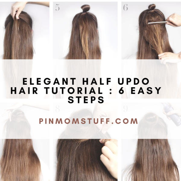 Elegant Half Updo Hair Tutorial 6 Easy Steps